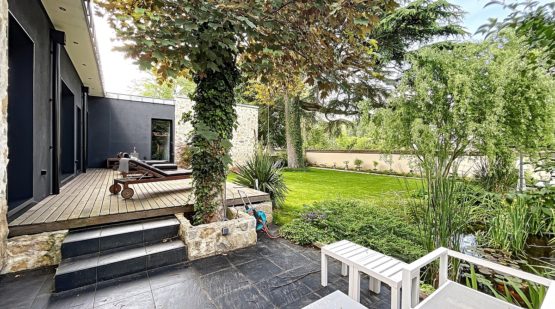 Vente maison d'architecte 180m2 plain-pied Thomery - Effectimmo