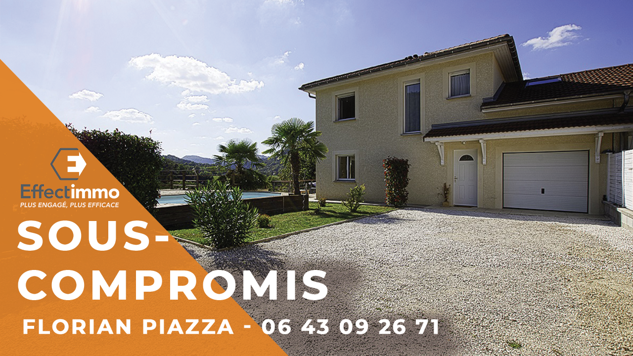 Belle maison contemporaine de 98m², au calme, avec vue exceptionnelle, piscine et garage.