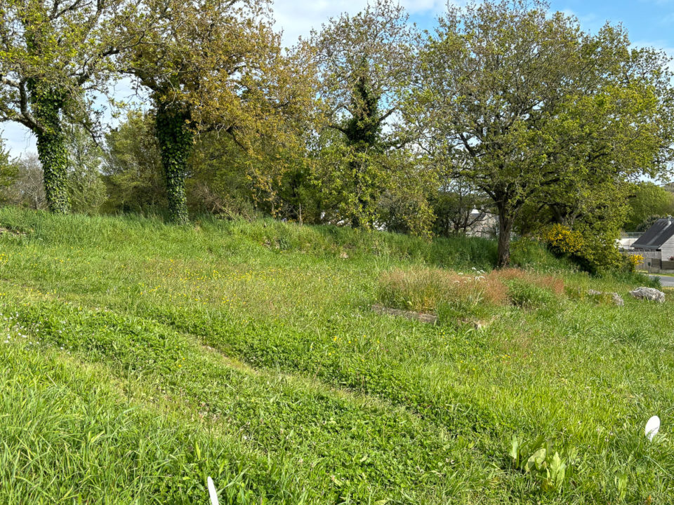 Terrain constructible de 305 M2, exposé Ouest