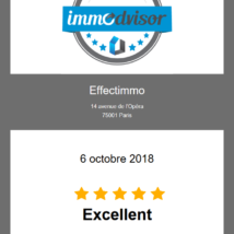 Octobre 2018 – Avis de nos clients, la récompense de notre engagement…
